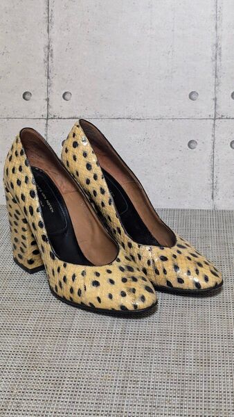 ドリスヴァンノッテン レザーパンプス サイズEU 36.5 22.5cm〜23cm DRIES VAN NOTEN