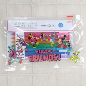 ディズニー ミッキーフレンズ カラーシャープペンセット 新品