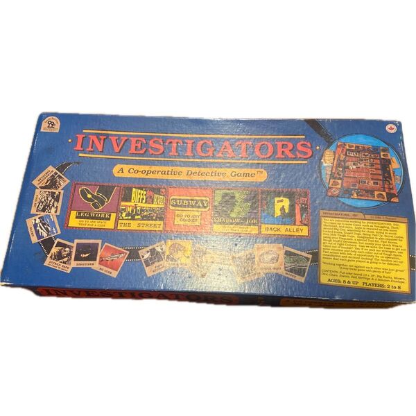 INVESTIGATORS 希少ゲーム コレクター商品 英語ゲーム解説付き