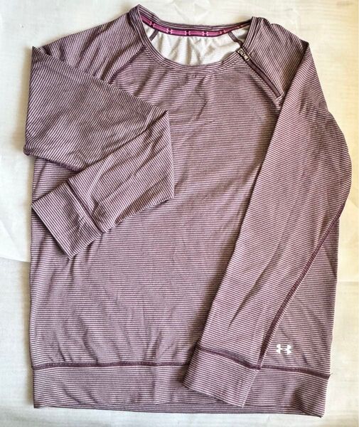 Under Armour ストライプ 長袖シャツ Lサイズ