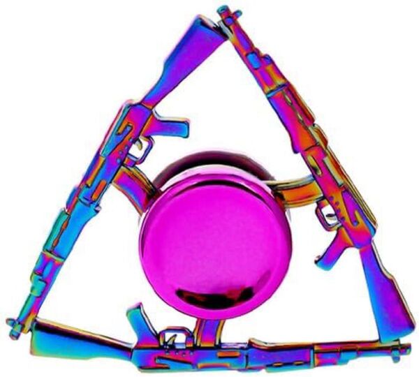 残り2点 実に楽しい ハンドスピナー(AK47)