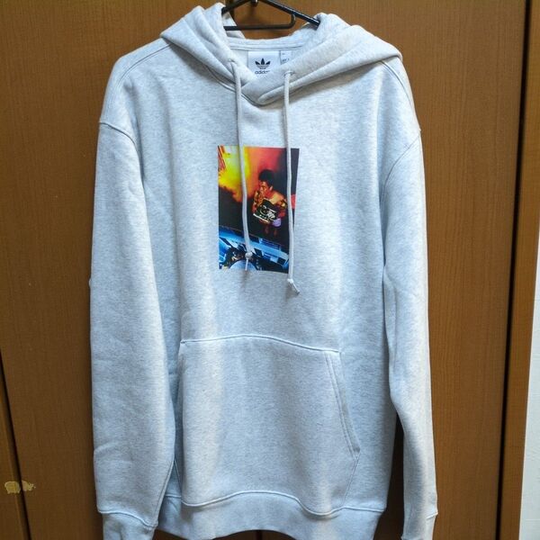 Мサイズ アディダス グレー パーカー adidas ADI PIC HOODIE LGREYH 24SS-I