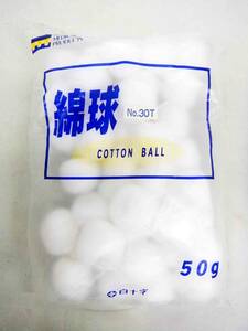 * unused * white 10 character cotton lamp No.30T cord attaching diameter 30mm 50g go in cotton ball 