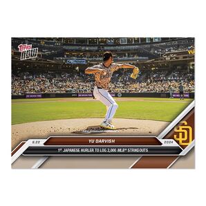 2024 Topps Now #736 ダルビッシュ有 2000奪三振 Yu Darvish パドレス Padres