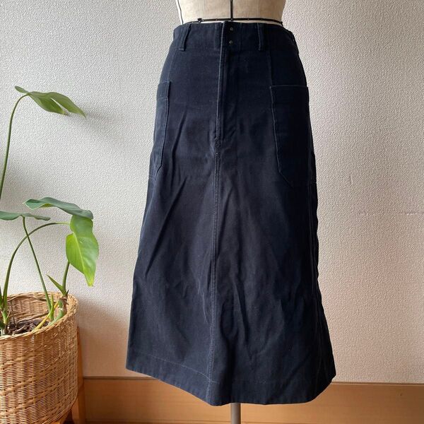 断捨離アーバンリサーチFORK & SPOON デニムダークネイビー スカート S/M