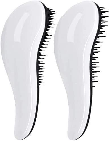 ヘアブラシ ヘアケアブラシ 髪質改善 美髪 静電気 マッサージ効果 握りやすい 男女兼用 絡まらないくし 人間工学 持ち運ぶ便利 2点セット