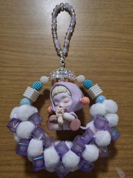 アクリル ビーズ リース ハンドメイド