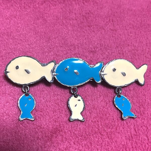 【ウィークエンズ】 魚 バレッタ 昭和 レトロ ヴィンテージ WEEKENDS ヘアアクセサリー 髪留め バレッタ