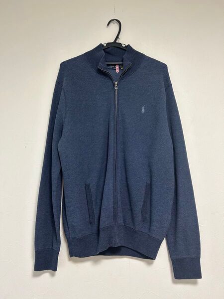 正規品 美品 ラルフローレン メンズ ジッパーニット