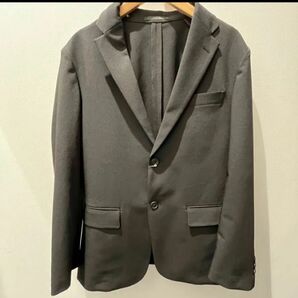 ユニクロ 感動ジャケット ウールライク ブラック