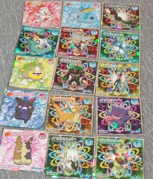 ポケモン シール15枚セット! ポケットモンスター☆キラキラ