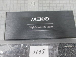1135 　　MEKO スタイラス タッチペン2本 +交換用ペン先６個　ブラック　　