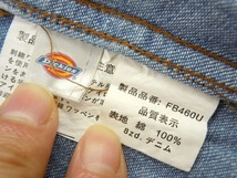 g70★新品★サイズ S★DICKIES ディッキーズ FB460U デニムシャツ★ワークシャツ ボンマックス★カラー7 ブルー★即決★_画像4