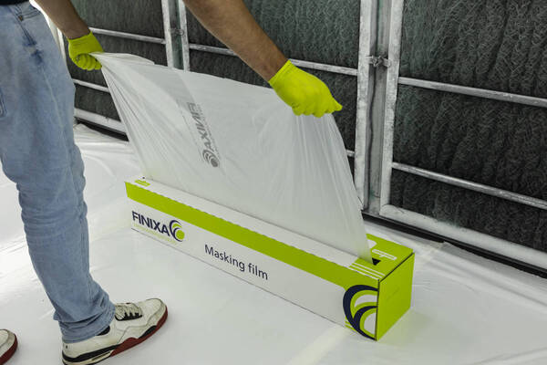 6m×100m FINIXA プレミアムマスキングフィルム 高密度ポリエチレンフィルム MSF16010 送料込み 鈑金塗装