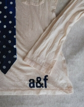 abercrombie&fitch ピンク ロンT ネクタイ アバクロ アバクロンビー X-LARGE トップス _画像3