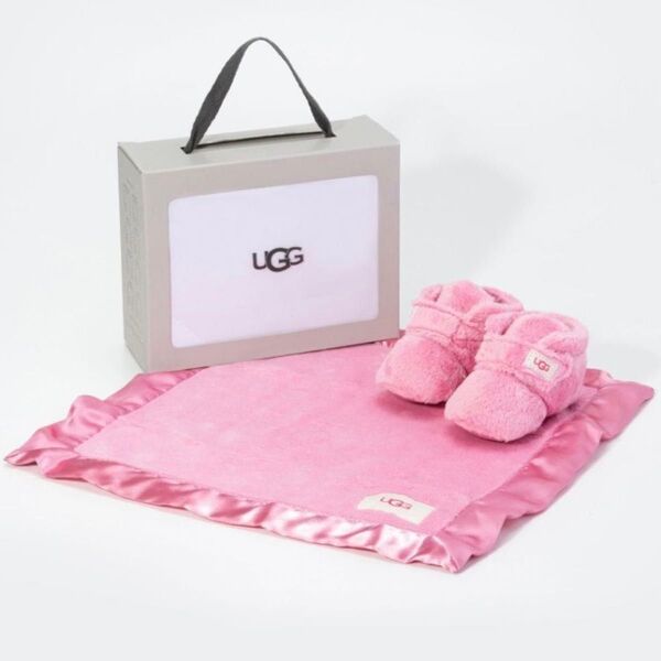 UGG ベビー ブランケット&シューズセット ピンク