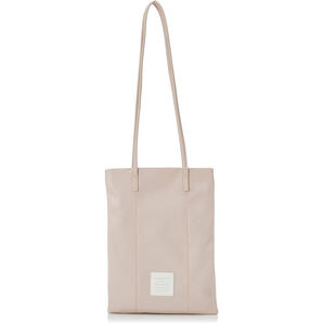 Rename リネーム トートバッグ カジュアルデザイン オリジナルタグ グレーベージュ