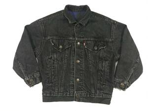 古着 18220 USA ビンテージ オリジナル vintage 60 70 80 90 リーバイス levi's デニムジャケット 黒 子供