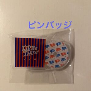 BTS JIN ジン happy ピンバッジ マスター 韓国カフェ新品