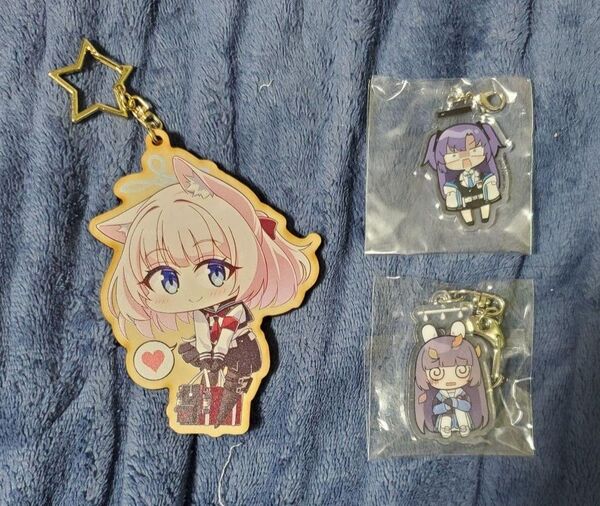 ブルーアーカイブ ブルアカ ニコ ユウカ ミユ キーホルダー