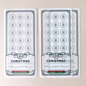 クリスマス貯金シート 3枚