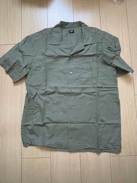 ユニクロ シャツ 半袖シャツ グリーン 緑 UNIQLO