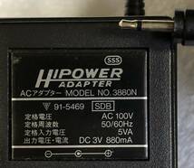 ☆　HIPOWER ADAPTER ACアダプター 3880N 3V 880mA_画像2