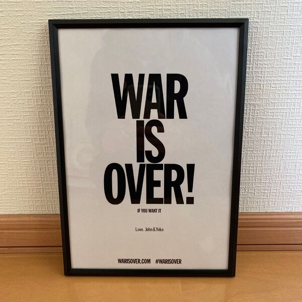 war is over ポスター フレームセット アートフレーム ポップアート