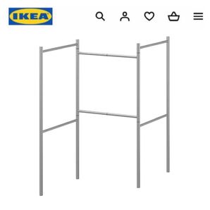 IKEA イケア ブログルンド 伸長式 タオルスタンド ステンレススチール