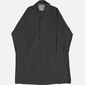 DAN ハズム Single Raglan Coat L ステンカラーコート BURBERRY ブラック