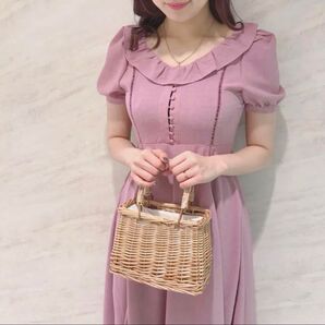 アンミール フリルロングワンピース