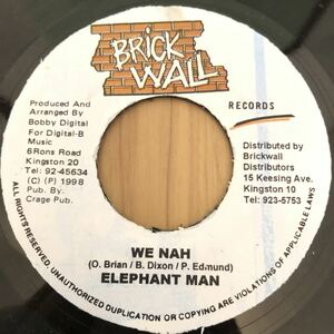 送料無料★レア 大ヒット90'sダンスホール!! Silencer Riddim★WE NAH / ELEPHANT MAN★