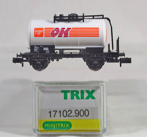 MINITRIX #17102.900～ ＳＢＢ ２軸タンク車　各種（スイス国内限定品）どれでも１輌 ５,２５０円