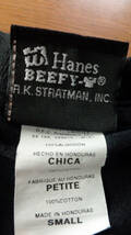 HARLEY DAVIDSON★ハーレー 半袖Tシャツ Hanes BEEFY☆黒 Sサイズ 送料￥370_画像9