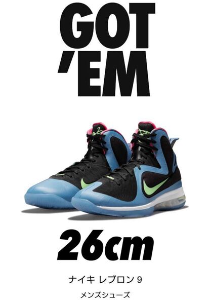 定価¥25,300★新品★国内正規品★26cm★レブロン 9 サウス コースト★NIKE LEBRON 9 SOUTH COAST