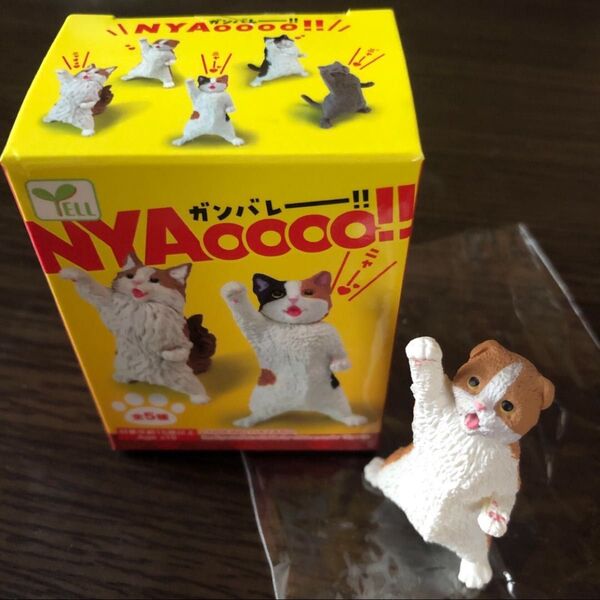 ガンバレニャー!ガチャガチャねこフィギュアスコティッシュ