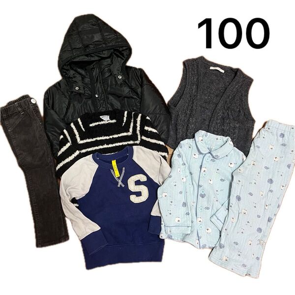 【アウター入り】まとめ売り 子供服 男の子 100 7点 セット sunny landscape BLEEZE