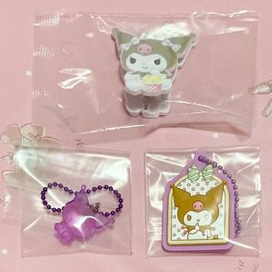 サンリオ ピタコット くすみギンガム ぷっくりラバマスグミ グミチュアチャーム GUMMI kuromi クロミ