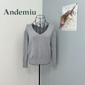 アンデミュウ 1度着用 長袖 ニット 美品