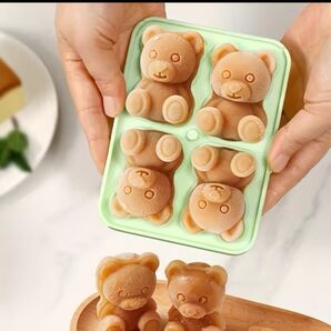 かわいい!! テディベア 型 料理型 チョコレート型 製氷型 ゼリー型 おにぎり型 子供 クマ型