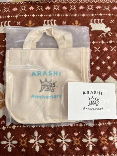 嵐 25周年 ミニトートバッグ