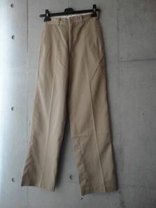 ★70s ヴィンテージ アメリカ チノ パンツ ワーク ベージュ US レア 28 32 デッドストック CHINO