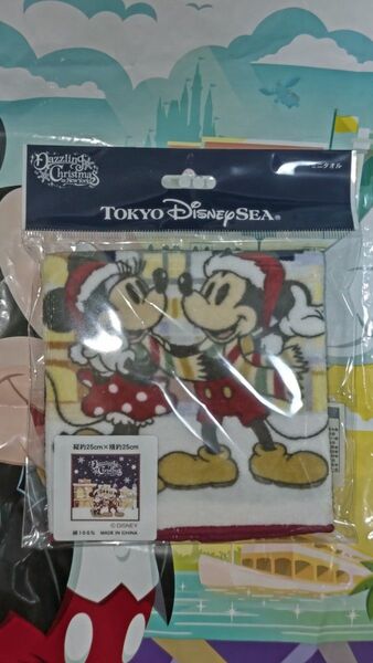東京ディズニーシー ダズリングクリスマス インニューヨーク ミニタオル