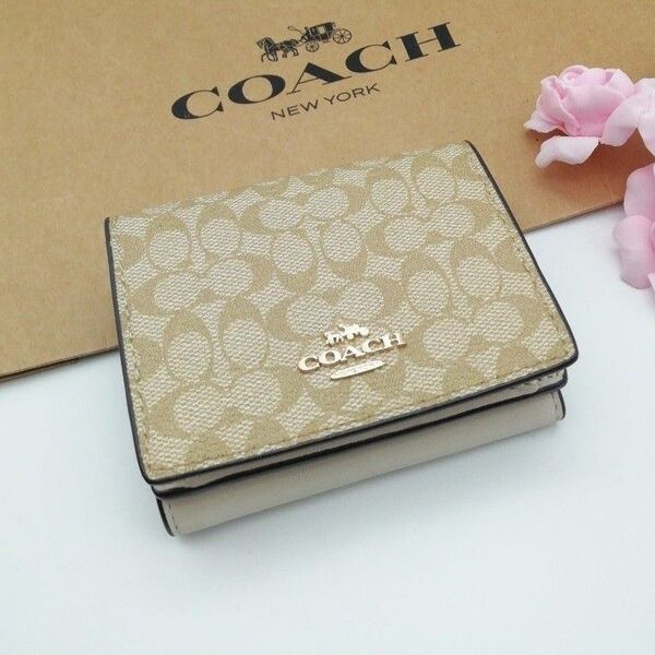 新商品 COACH コーチ 折り財布 正規品