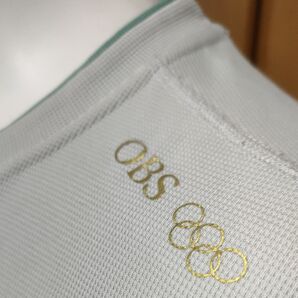 ヘリーハンセン×OBS東京オリンピック2020 激レア半袖Tシャツ実寸メンズL グレー オリンピック放送サービスTOKYO2020