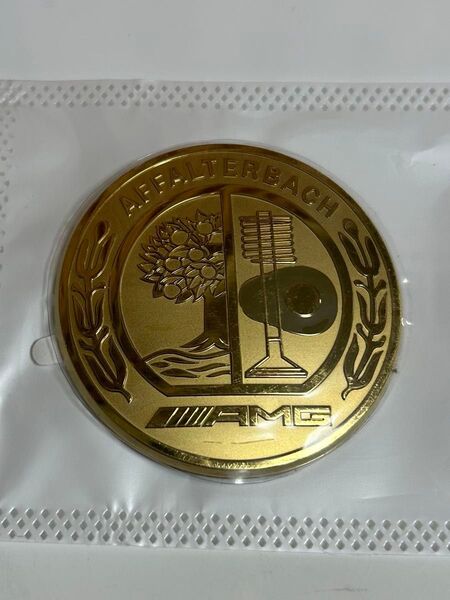 メルセデスベンツ コマンドダイヤルプレート AMGエンブレム アップルツリー 金色