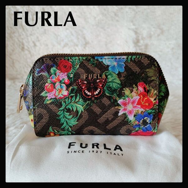 未使用級フルラ FURLA ポーチ コスメポーチ エレクトラ Mサイズ