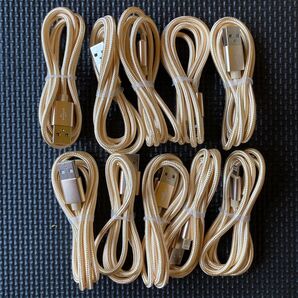 iPhone 充電ケーブル ゴールド 2m 10本