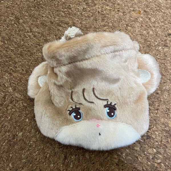 mikko characters フェイス巾着 latte ラテ ガチャガチャ