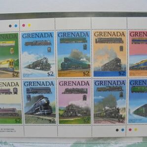 グレナダ／GRENADA「TRAINS OF THE WORLD ]（世界の列車 切手コレクション）[b]の画像2